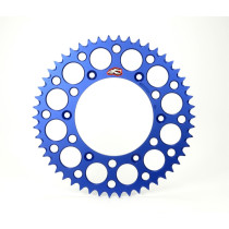Couronne Ultra-Light Anti-Boue RENTHAL Yamaha 65 YZ 2018-2019 pas 420 Bleu