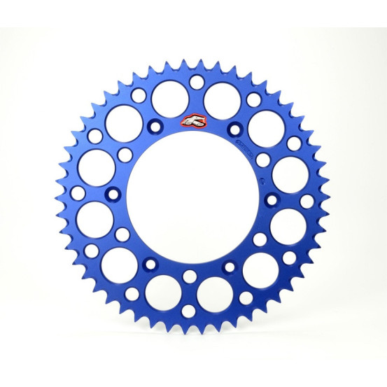 Couronne Ultra-Light Anti-Boue RENTHAL Yamaha 65 YZ 2018-2019 pas 420 Bleu