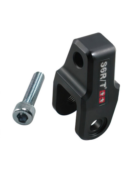 Réhausse d'amortisseur STAGE6 Booster / Nitro +40mm CNC - Noir (homologué)