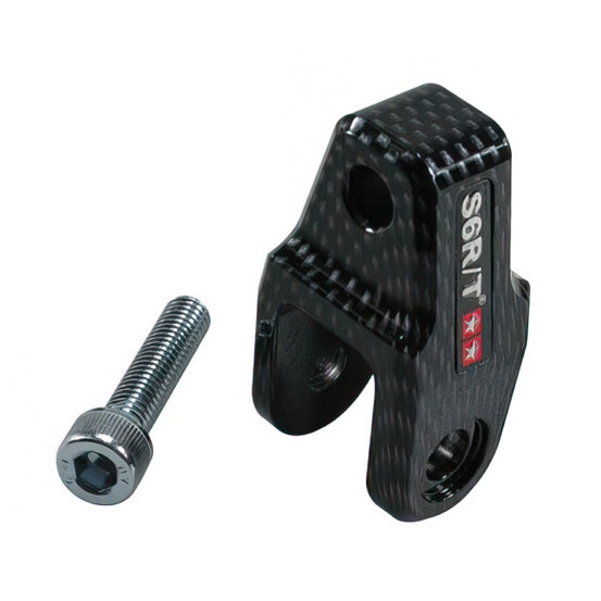 Réhausse d'amortisseur STAGE6 Booster / Nitro +40mm CNC - Carbone (homologué)