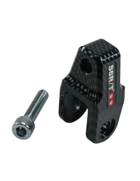 Réhausse d'amortisseur STAGE6 Booster / Nitro +40mm CNC - Carbone (homologué)