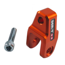 Réhausse d'amortisseur STAGE6 Booster / Nitro +40mm CNC - Orange (homologué)