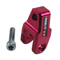 Réhausse d'amortisseur STAGE6 Booster / Nitro +40mm CNC - Rouge (homologué)