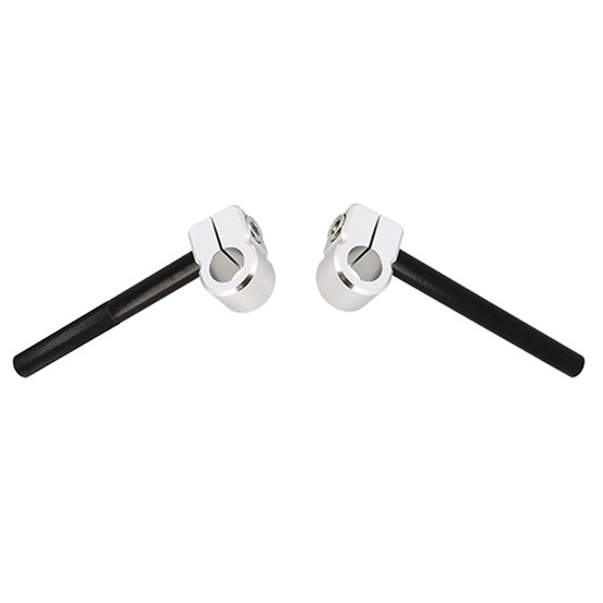 Guidon bracelet Ø28mm DOPPLER aluminium CNC Noir
