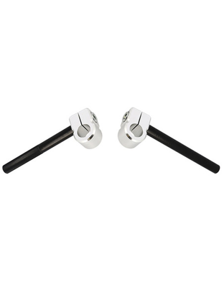 Guidon bracelet Ø28mm DOPPLER aluminium CNC Noir