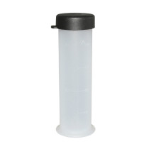 Doseur/éprouvette POLINI gradué transparent 100ml avec bouchon