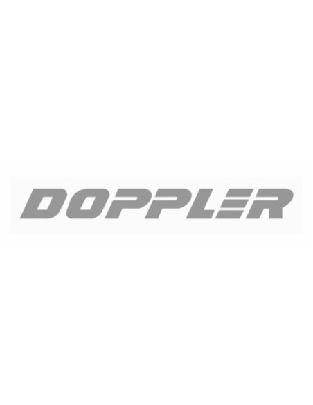 Autocollant silencieux d'échappement DOPPLER Chromé