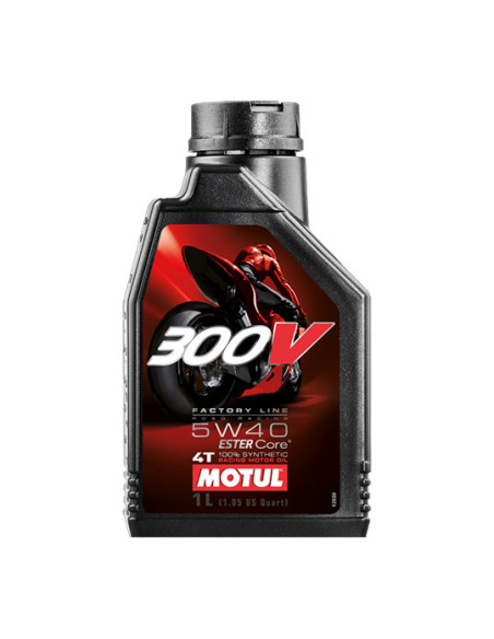 MOTUL 300V 5w40 Factory Line ROAD Racing Huile moteur 4T 1 Litre