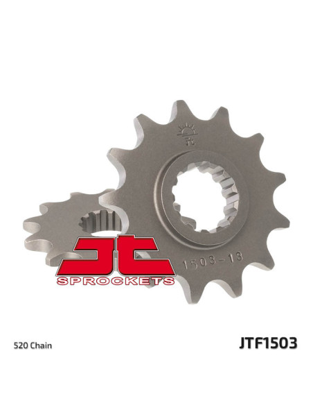 Pignon acier JT - 12 dents - Pas 525 - KAWASAKI 250 / 300cc