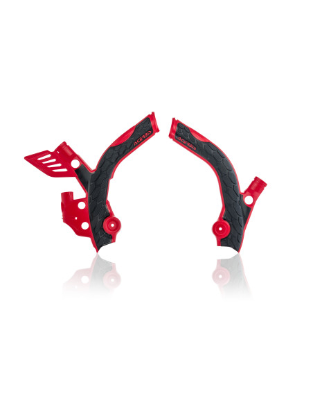 Protection de cadre XGRIP - Rouge - ACERBIS Beta 350/250 RR 400 RR 430 RR 450 RR 480 RR