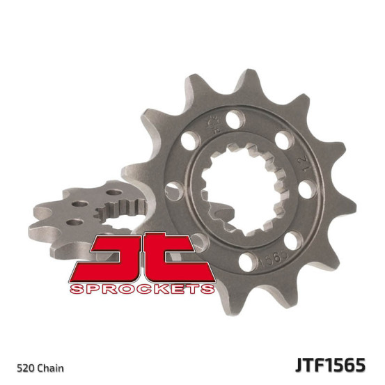 Pignon acier JT - 12 dents - Pas 520 - KAWASAKI 450 KX F
