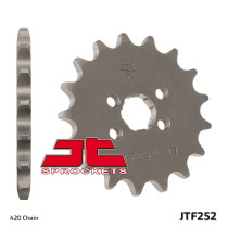 Pignon acier JT - 14 dents - Pas 420 - HONDA 70 ATC / 80 CRF F