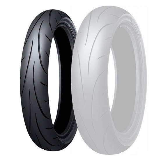 Pneu Avant Urbain DUNLOP SPORTMAX Q-LITE 100/80-17 M/C 52H TL