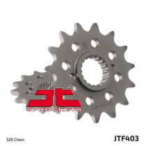 Pignon acier JT - 15 dents - Pas 520 - BMW 450 G X 2008-2010 HUSQVARNA 449 TE 2011-2013