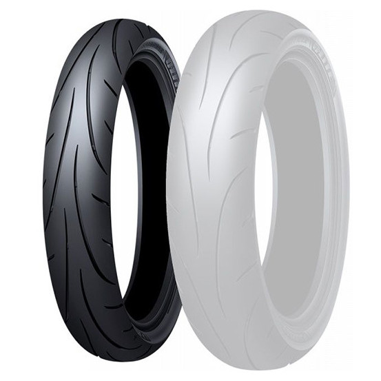 Pneu Avant/arrière Urbain DUNLOP SPORTMAX Q-LITE 80/90-17 M/C 44S TL