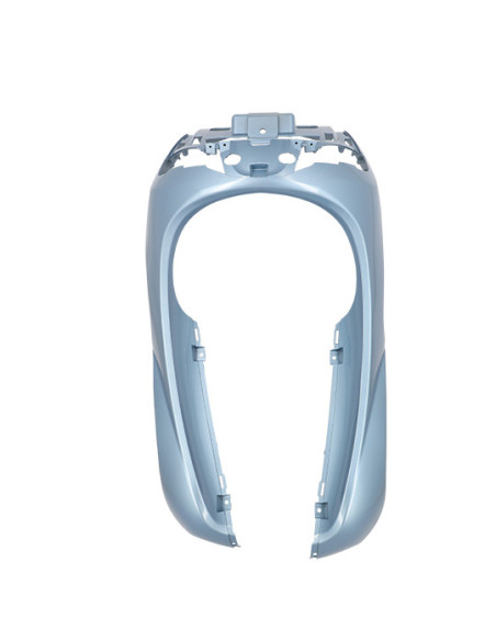 Carénage tablier avant scooter maxiscooter / scooter origine Peugeot Tweet 50 / 125 Light Blue Euro 4 et 5