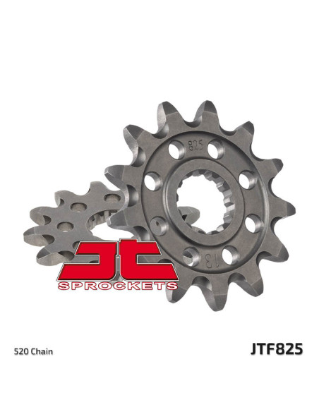 Pignon acier anti-boue JT - 13 dents - Pas 520 - HUSQVARNA 250 TC / 310 TE