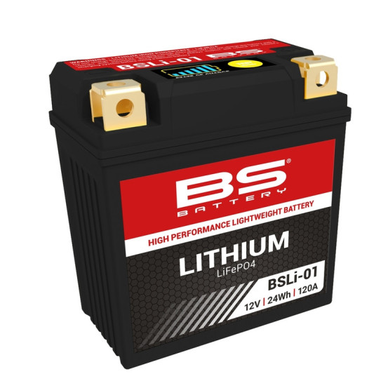 Batterie moto 12v BS Lithium Ion BSLI-01