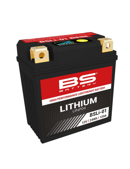 Batterie moto 12v BS Lithium Ion BSLI-01