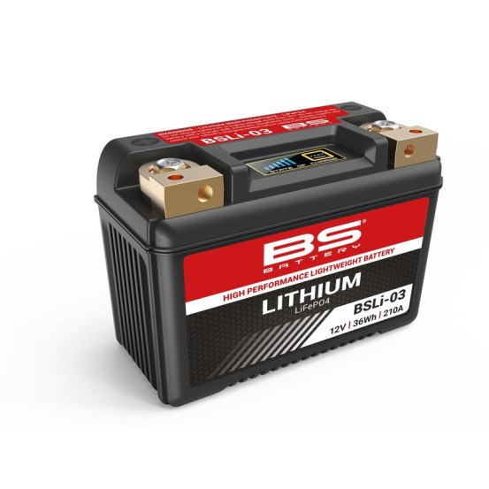Batterie moto lithium 12v BS Ion BSLI 03