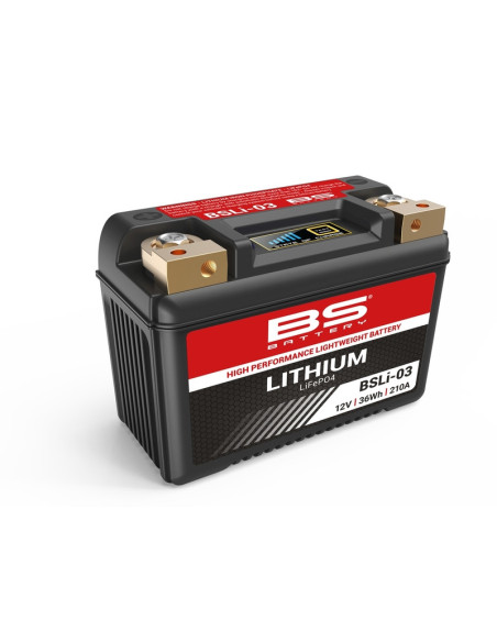 Batterie moto lithium 12v BS Ion BSLI 03