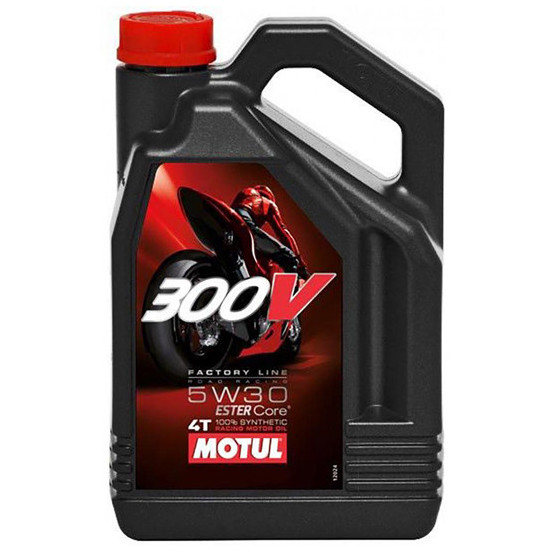 MOTUL 300V 5w40 Factory Line ROAD Racing Huile moteur 4T 4 Litres