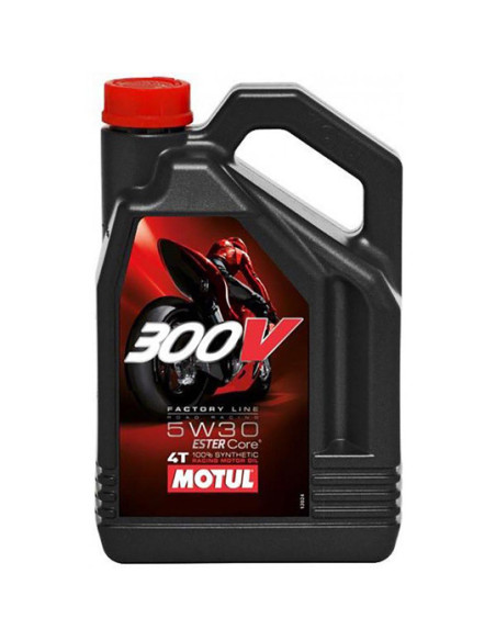 MOTUL 300V 5w40 Factory Line ROAD Racing Huile moteur 4T 4 Litres