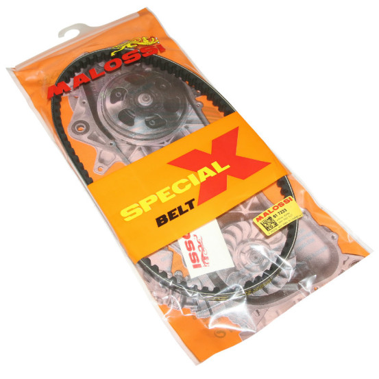 Courroie de transmission X-Special renforcée MALOSSI MBK/Motobécane AV7/AV10/Honda 50 SH grande plage