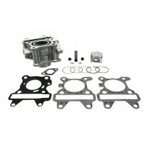Cylindre piston 50cc 4T MBK 50 Booster X Ovetto Nitro Yamaha Neo's Aerox (3 soupapes)