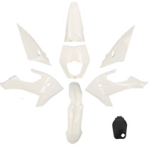 Kit carénages 50 à boite Rieju 50 MRT / MRT SM / Pro / Enduro 2022-2024 Blanc brillant