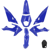 Kit carénages 50 à boite Rieju 50 MRT / MRT SM / Pro / Enduro 2022-2024 Bleu brillant