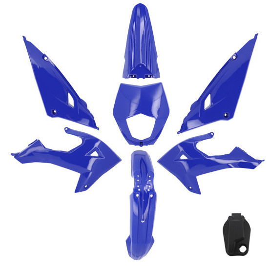 Kit carénages 50 à boite Rieju 50 MRT / MRT SM / Pro / Enduro 2022-2024 Bleu brillant