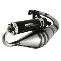 Pot d'échappement Voca Sabotage V2 MBK 50 Booster/Stunt/Yamaha 50 BWS/SLIDE/Aprilia 50 SR (silencieux Noir)