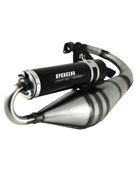 Pot d'échappement Voca Sabotage V2 MBK 50 Booster/Stunt/Yamaha 50 BWS/SLIDE/Aprilia 50 SR (silencieux Noir)