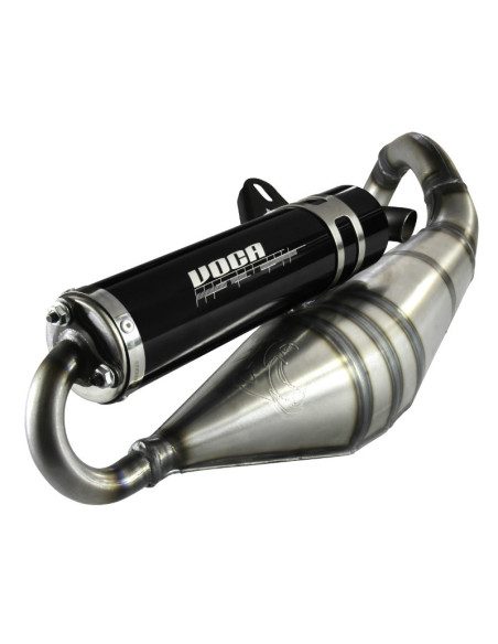 Pot d'échappement Voca Sabotage V2 MBK 50 Nitro/OVETTO/Yamaha 50 Aerox/NEOS/Malaguti 50 F12/Aprilia 50 SR (silencieux Noir)