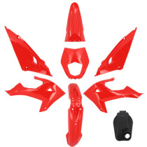 Kit carénages 50 à boite Rieju 50 MRT / MRT SM / Pro / Enduro 2022-2024 Rouge brillant