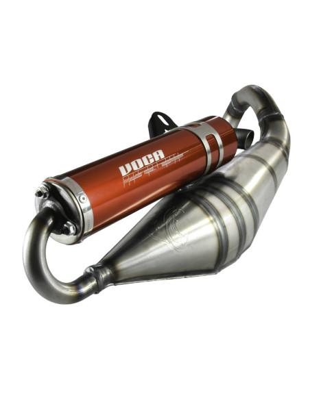 Pot d'échappement Voca Sabotage V2 MBK 50 Nitro/OVETTO/Yamaha 50 Aerox/NEOS/Malaguti 50 F12/Aprilia 50 SR (silencieux Rouge)