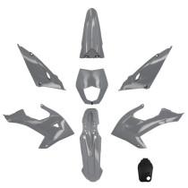 Kit carénages 50 à boite Rieju 50 MRT / MRT SM / Pro / Enduro 2022-2024 Gris Nardo