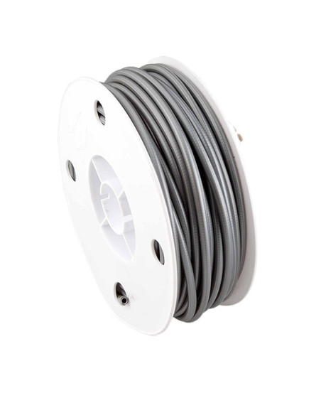 GAINE frein 26/10 TRANSFIL plat Gris (1 mètre)