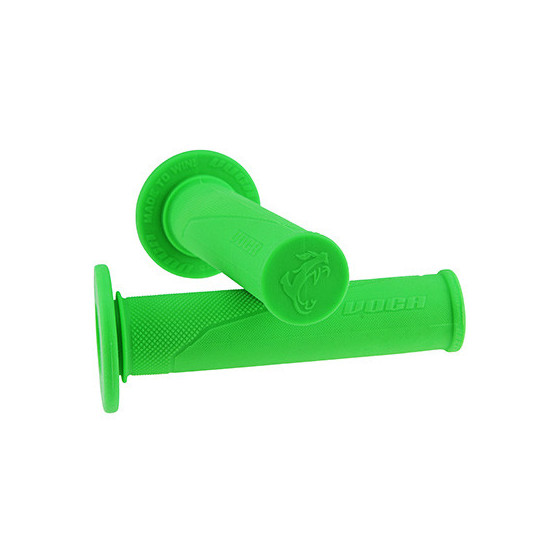 Poignées moto Voca Vert Fluo 120mm