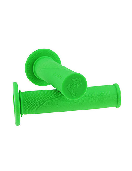 Poignées moto Voca Vert Fluo 120mm