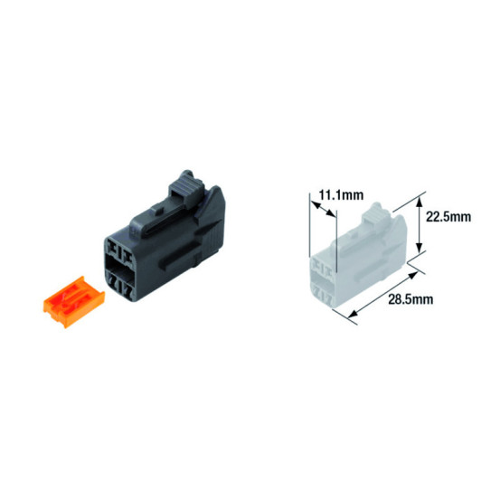 Connectique électrique TOURMAX mâle étanche type 060 FRM