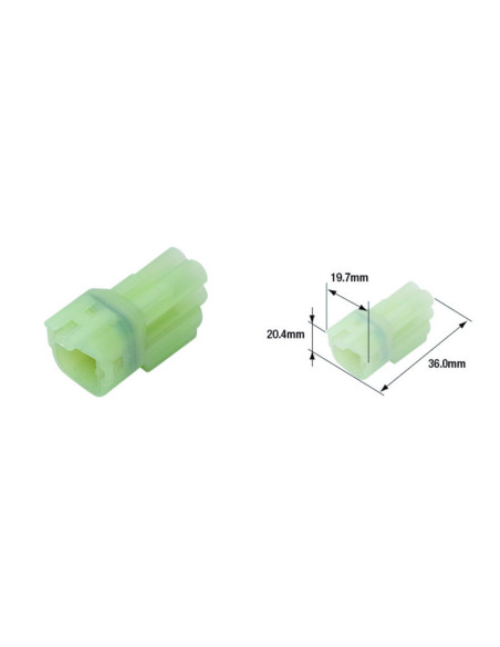 Connectique électrique TOURMAX femelle étanche type 090 FRSH