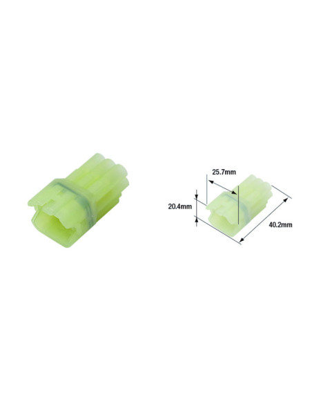 Connectique électrique TOURMAX femelle étanche type 090 FRSH