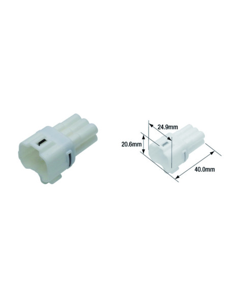 Connectique électrique TOURMAX femelle étanche type 090 FRS