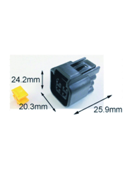 Connectique électrique TOURMAX femelle étanche type 090 FRW
