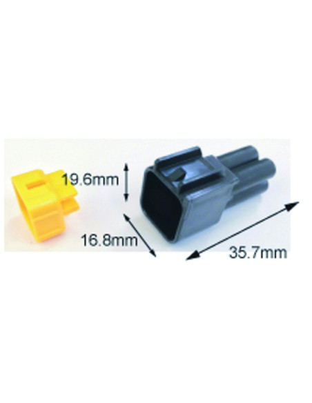 Connectique électrique TOURMAX mâle étanche type 090 FRW