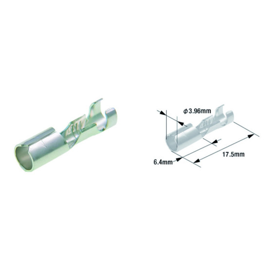 Pack de 100 cosses femelle ronde universelle TOURMAX