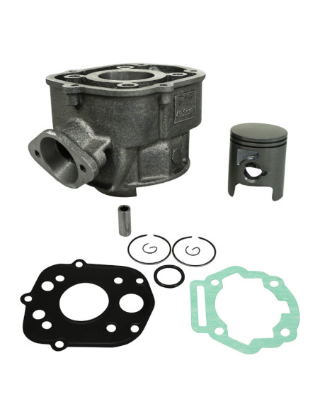 Cylindre piston 50cc Derbi Senda GPR Gilera SMT RCR Euro 3 après 2008 (fonte piston graphite)