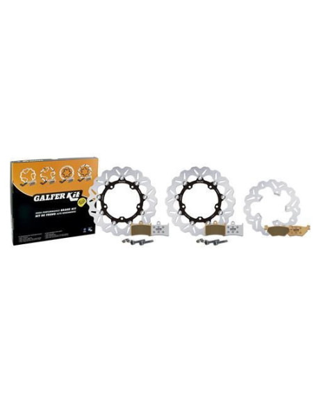 Kit de disques de frein oversize 298 mm GALFER - YAMAHA 530/560 T-MAX 2015